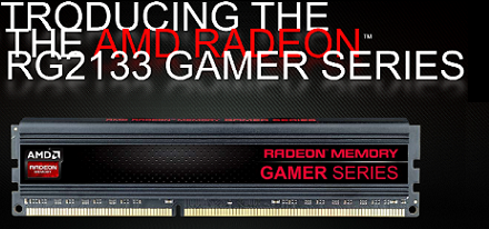 AMD lanza sus kits de memorias Radeon RG2133 Gamer