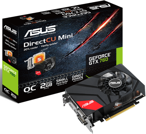 GeForce GTX 760 DirectCU II Mini de Asus