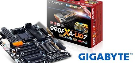 Gigabyte actualiza su tarjeta madre 990FXA-UD7