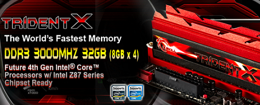 Computex 2013 – G.Skill presenta su kit de memorias TridentX DDR3-3000 MHz 32GB