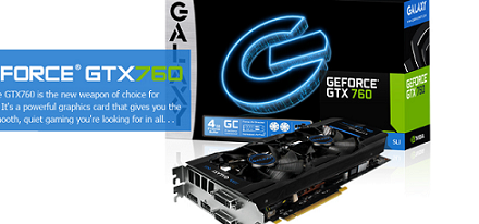Galaxy presenta sus GeForce GTX 760 GC Edition de 2 y 4 GB