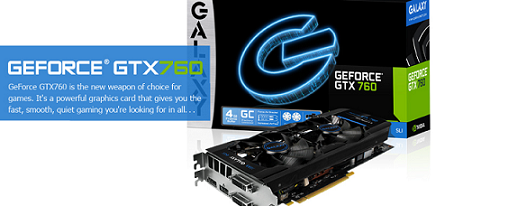 Galaxy presenta sus GeForce GTX 760 GC Edition de 2 y 4 GB