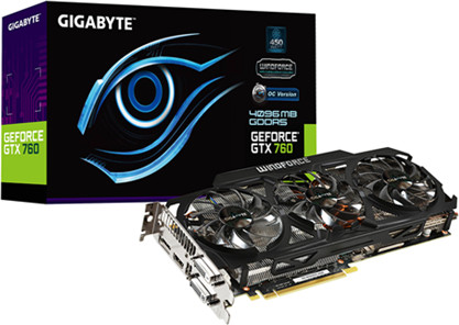GeForce GTX 760 GV-N760OC-4GD de Gigabyte