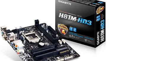 Tarjeta madre H81M-HD3 de Gigabyte