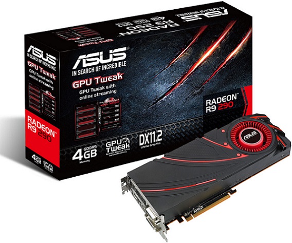 Radeon R9 290 de Asus - R9290-4GD5