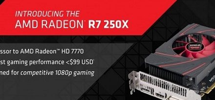 Especificaciones oficiales de la AMD Radeon R7 250X