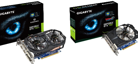 Gigabyte presenta sus tarjetas graficas GeForce GTX 750 Series OC Edition