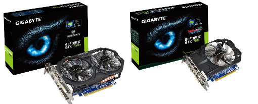 Gigabyte presenta sus tarjetas graficas GeForce GTX 750 Series OC Edition