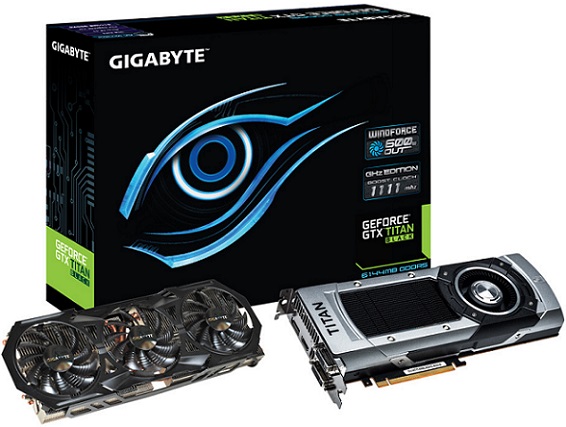 Gigabyte GeForce GTX Titan Black + disipador WindForce