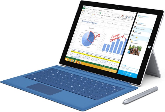 Tablet Surface Pro 3 de Microsoft