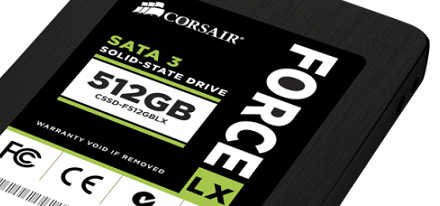 Los SSDs Force Series LX de Corsair ahora en capacidad de 512 GB