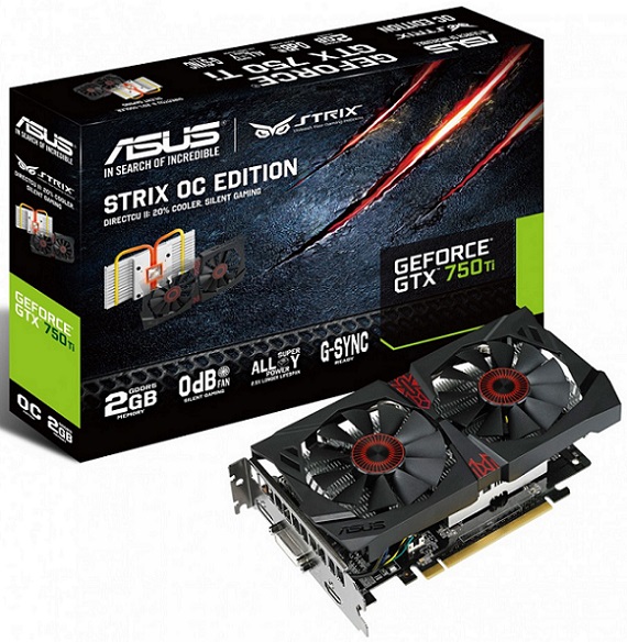 GeForce GTX 750 Ti OC Strix de Asus