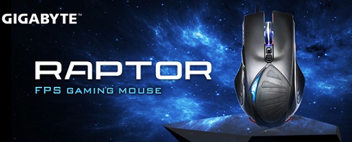 Ratón para juegos FPS Raptor de Gigabyte