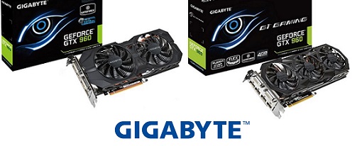 Gigabyte presentó sus tarjetas gráficas GeForce GTX 960 con 4GB de memoria