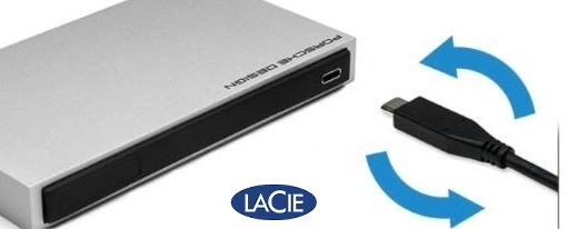 Lacie lanzó sus unidades Porsche Design Mobile Drive con conector USB-C