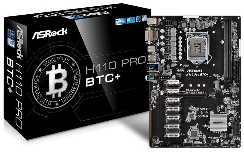 ASRock lanza una tarjeta madre especializada para minar Bitcoin
