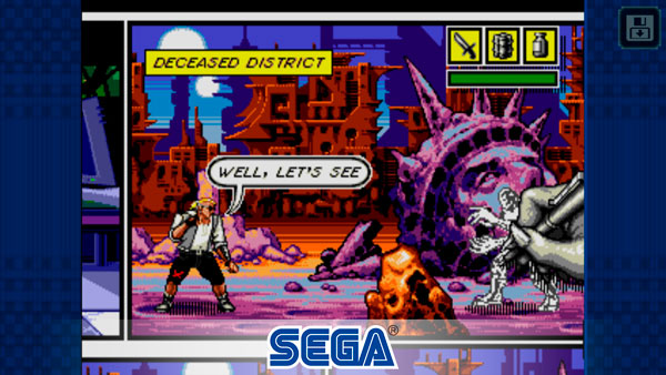 Sega Forever regala juegos para tu Teléfono Comix Zone