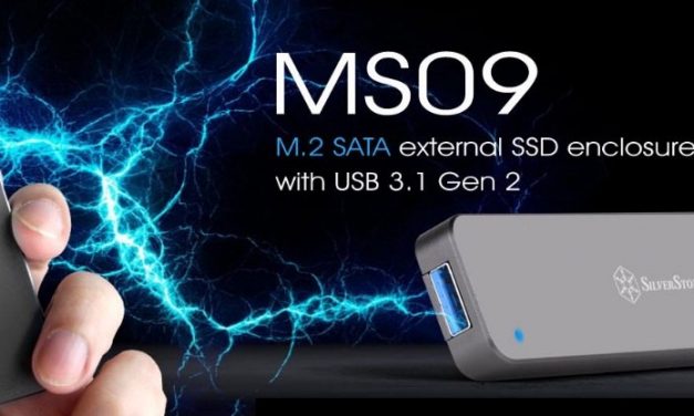 El SilverStone MS09C convierte tu SSD M.2 en una unidad flash USB 3.1