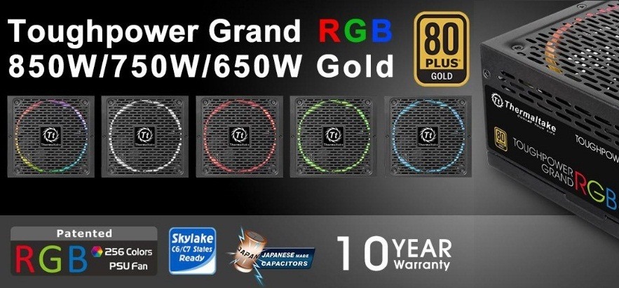 Thermaltake lanza su nueva serie de fuentes Toughpower Grand RGB Platinum