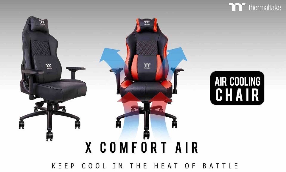 Thermaltake anuncia su silla gaming X COMFORT AIR